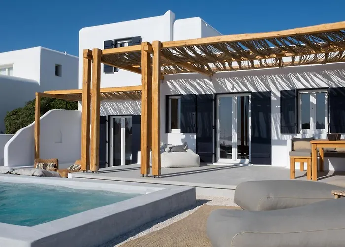 Saint L Heated Pool Sunset Villa- Three Bedrooms Psarou (Mykonos)