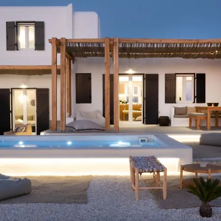 Saint L Heated Pool Sunset Villa- Three Bedrooms Psarou (Mykonos)