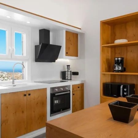 Saint L Heated Pool Sunset Villa- Three Bedrooms * Psarou (Mykonos)
